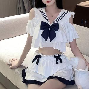 セーラー服 コスプレ 半袖 夏服 制服 女子制...の詳細画像4