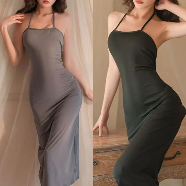 セクシー ボディコン レディース タイトワンピ ロングワンピ―ス ロング ドレス ミニドレス スリッ...