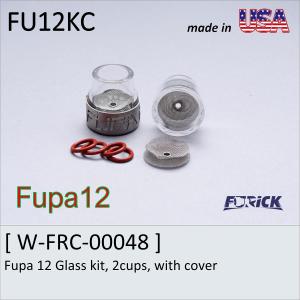 Tig溶接トーチ ノズル 軽量パイレックスカップ　FURICK CUP   Fupa 12 Glass kit, 2cups, with cover (FU12KC)｜trine-shop