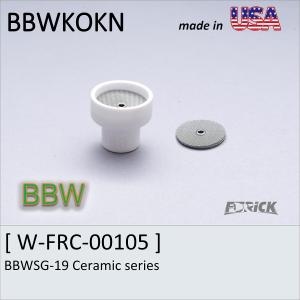 Tig溶接トーチ ノズル 軽量セラミックスカップ　FURICK CUP  BBWSG-19 Ceramic series (BBWKOKN)｜trine-shop