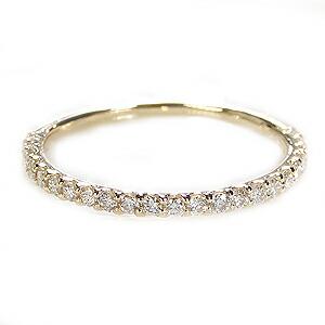 （csr-ed-0062-18y）指輪 リング K18イエローゴールド ダイヤモンド エタニティリン...