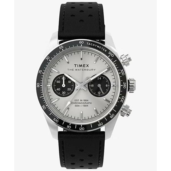 TIMEX タイメックス ウォーターベリー ヘリテージ ツーカウンタークロノグラフ 蓄光塗料(針) ...