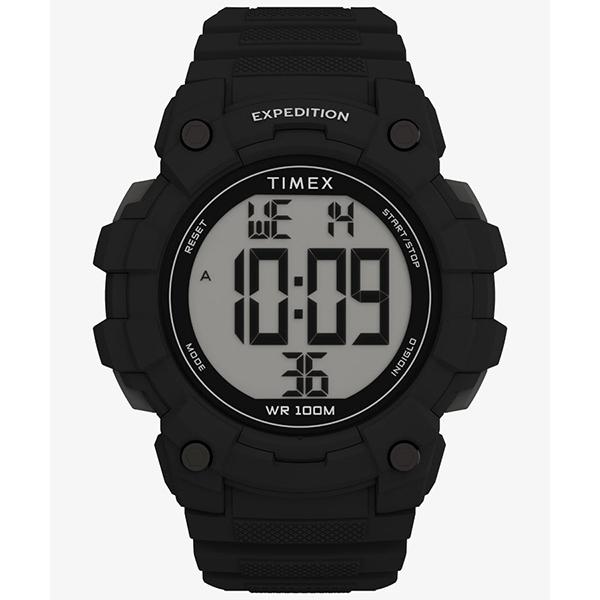 TIMEX タイメックス Expedition エクスペディション CAT ブラック デジタル アウ...