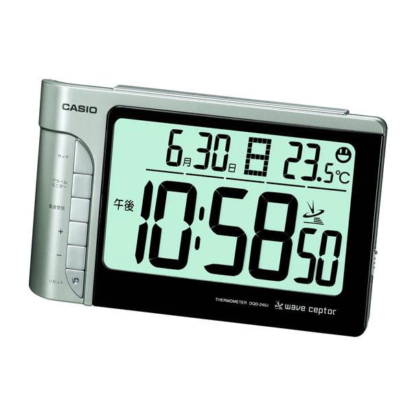 CASIO カシオ　CLOCK 置き時計 掛け時計 目覚まし時計 DQD-240J-8JF