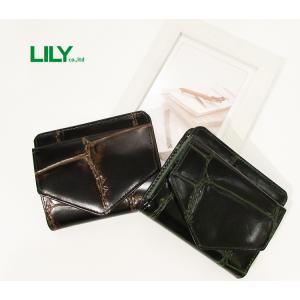 リリー LILY リアルマインド 本革 牛革 レザー エクラ ドット 水玉 六