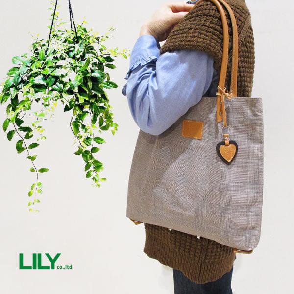 リリー LILY レッセフェール Laisser Faire メルヴィー グレンチェック柄 綿 コッ...