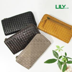 リリー LILY リアルマインド 本革 牛革 レザー エクラ ドット 水玉 六