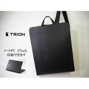 トライオン TRION  PC対応リュック 牛革 アドバンス グラブ レザー A4対応 縦型 薄マチ...