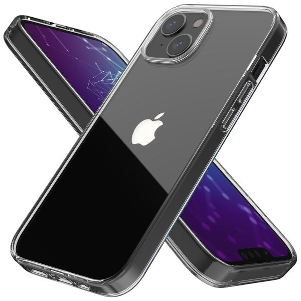 iPhone 13 ケース 耐衝撃 米軍MIL規格準拠 背面 強化ガラス クリアケース カバー クリ...