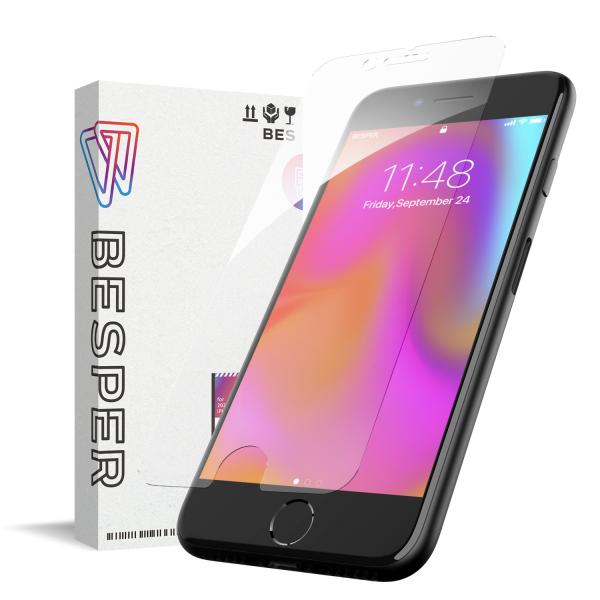 BESPER 日本メーカー iPhone SE  第3世代  第2世代  8  7 用 ゴリラガラス...