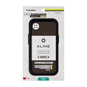 Simplism シンプリズム iPhone 13 ALINE 衝撃吸収 バンパーケース クラリーノ...