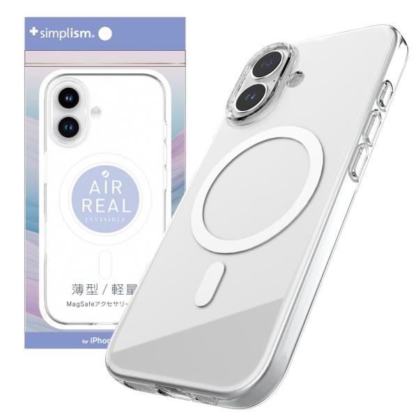 Simplism シンプリズム  iPhone17用 [AIR-REAL INVISIBLE] Ma...