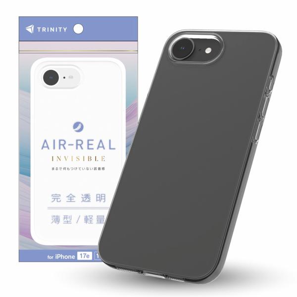 TRINITY トリニティ [AIR-REAL INVISIBLE] 薄型軽量ハードケース iPho...