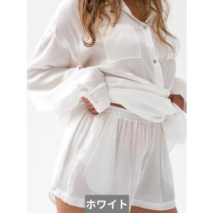 スーツ ショーツ パジャマ 白 ホワイト セク...の詳細画像4