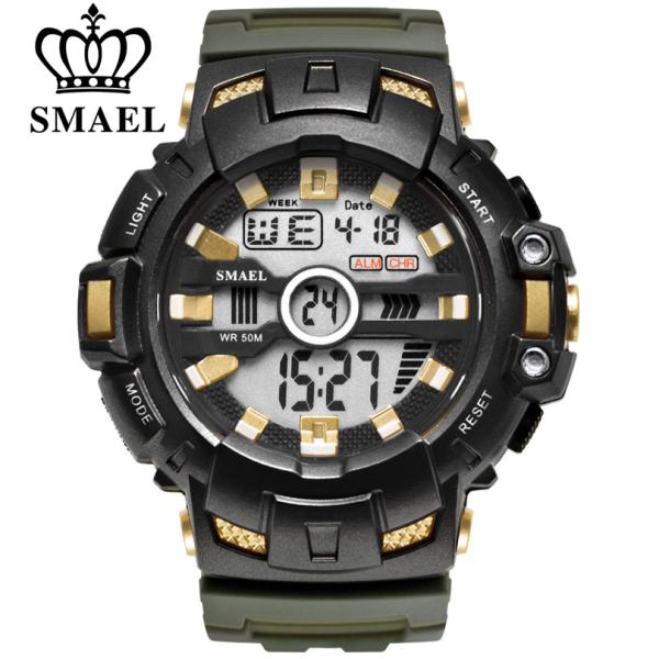 腕時計 ミリタリー LED スポーツ メンズ