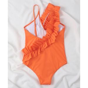 ボディワンピース モノキニ 水着 ミカン オレ...の詳細画像3