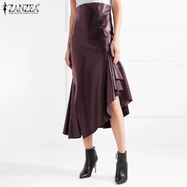 スカート アシンメトリー ボディコン エレガント レザー おしゃれ かわいい セクシー 大人