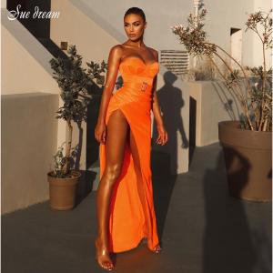 ボディコン トップス ドレス ロング セクシー ...の商品画像
