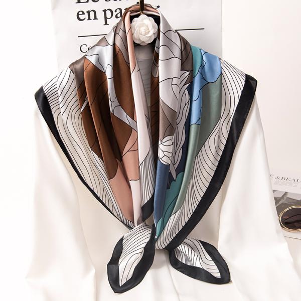 バンダナ ネッカチーフ スカーフ スクエア シルク レディース