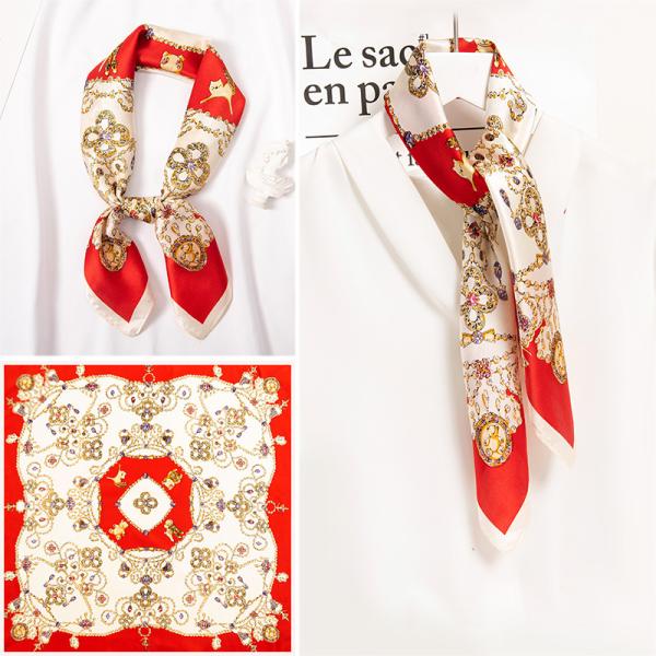 バンダナ ネッカチーフ スカーフ ショール スクエア シルク ショール レディース