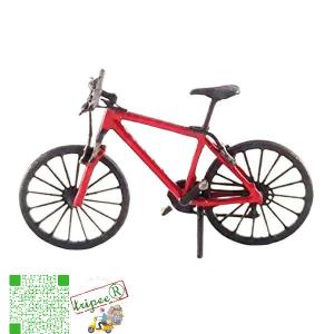 1:64ミニ自転車シーンモデルマウンテンバイクジオラマSスケールレッド