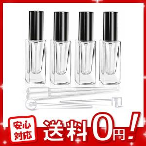 スプレーボトル ガラス製　6ml　4本 香水アトマイザー 香水スプレー容器