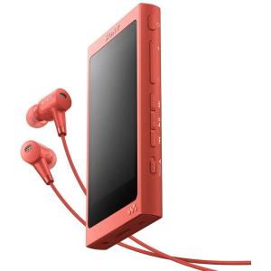ソニー ウォークマン Aシリーズ 16GB NW-A45HN : Bluetooth/microSD/ハイレゾ対応  ノイズキャンセリングイヤホン付属 2017年モデル トワイライトレッド｜tripleheart