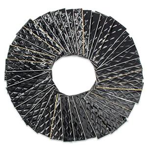 ZHUBANG 制振シート40mm×100mm×2mm 40枚入り 防音フォームパネル 断熱マット吸音マットシート 自動車断熱フォーム デッ