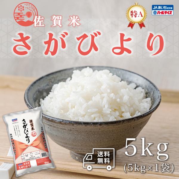 さがびより 5kg (5kg×1袋) 令和7年産 佐賀県産 米 お米 白米 おこめ 精米 単一原料米...