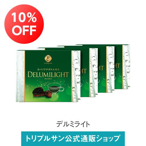 【10％オフ】ポラーシェ デルミライト4箱セット カバノアナタケ 高濃度抽出エキス