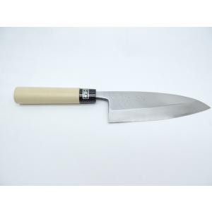 忠房 庖丁工房タダフサ ママ−シェフ ステン 開き庖丁135mm 天然木