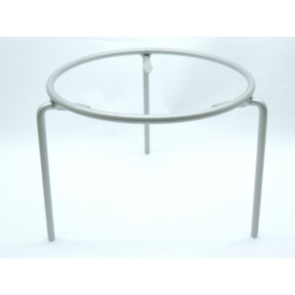 日本製　鍛冶助　鉄ヌリ　五徳　三分丸　２4０ミリ(8寸)　シルバー吹付塗装