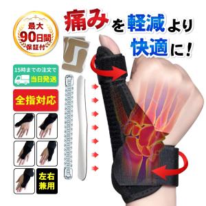 親指サポーター 腱鞘炎 ばね指 突き指 付け根 cm 母子 関節症 捻挫 全指対応 数量限定 テーピング付き