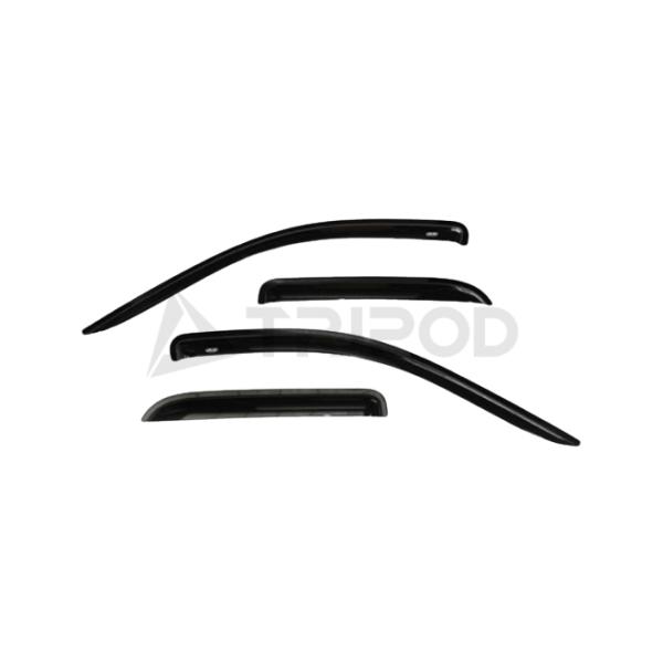 02-08y ラムピックアップ ラムトラック クアッドキャブ ドアバイザー スリム 4PC AVS ...