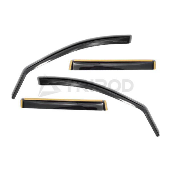 07-12y GL450 GL550 ドアバイザー スリム スモーク 4PC ウェザーテック ウェザ...