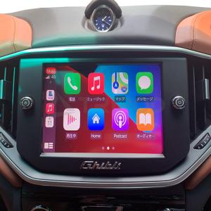 JAGUAR（ジャガー） UROID MAX 純正Apple CarPlay搭載車両で動画