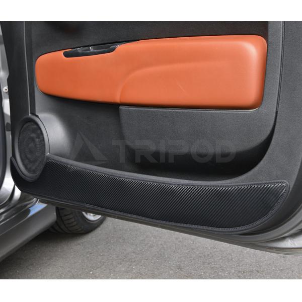 CO-CDK-595 3Dカーボン調ドアパネルキックガード アバルト595/695、フィアット500