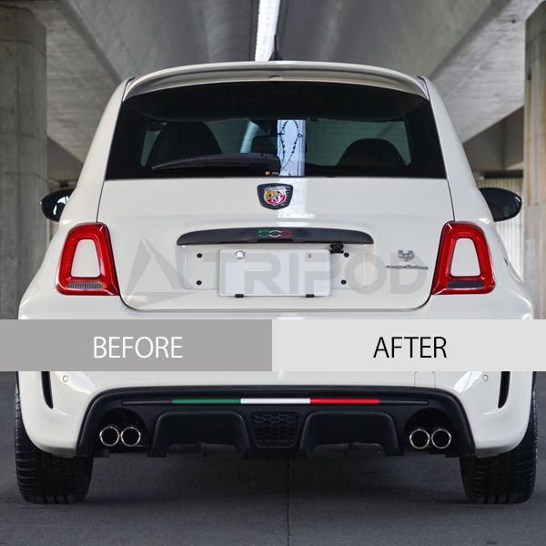 CO-RMF-FA01 リアウィンカースモークフィルム for アバルト595/695/フィアット5...