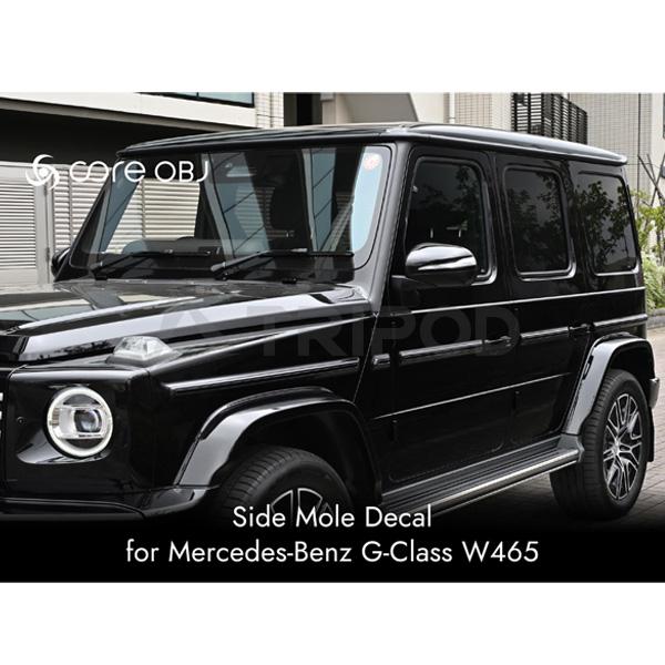 CO-SMD-W465 ベンツ Gクラス（W465）グロスブラックサイドモール デカール