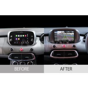 TRIPOD FIAT/ABARTH 専用 8インチ ナビ 取付キット ブラック