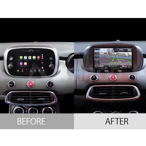 F500X-03BK2-CAN フィアット ５００Ｘ 2DINナビ取付キット ７インチUconnec...