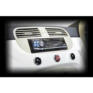 カナテクス GE-FT102G フィアット500 1DINオーディオ/ナビ