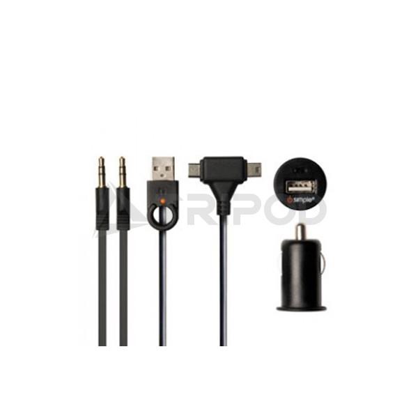 I simple ｜ISCP21 4 in 1 再生・充電ケーブル ComboPak(ISCP21)