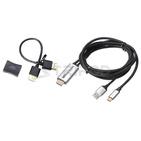 MA01A Type-Cコネクター搭載のスマートフォンを有線接続（iPhoneやAndroid）する...