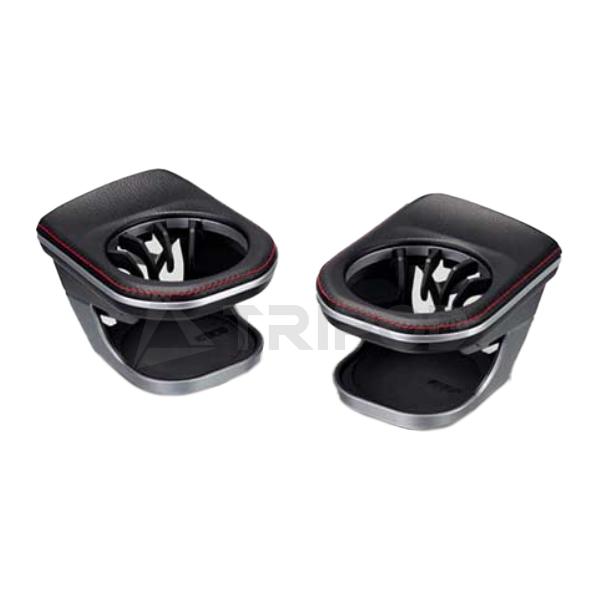 MHG-033 カップホルダー左右セット 本革 / レッドステッチ装飾仕様 現行 G-Class (...