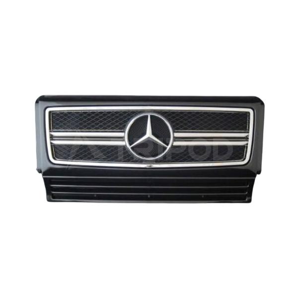 ベンツ Gクラス W463 ゲレンデ G63スタイルグリル 2ファン車対応品 197オブシディアンブ...