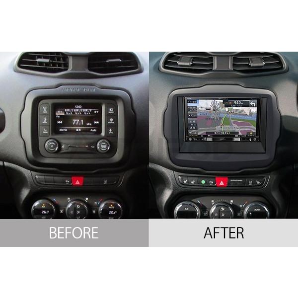 ジープ/レネゲード　リミテッド用７インチナビ取付キット