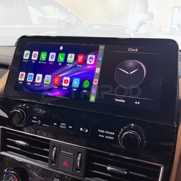 UROID MAX インフィニティ  純正Apple CarPlay搭載車両で動画アプリの再生が可能...