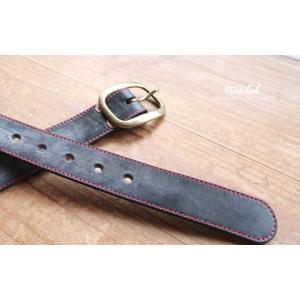 ベルト　ブライドルレザー （RDステッチ）イングランドレザー