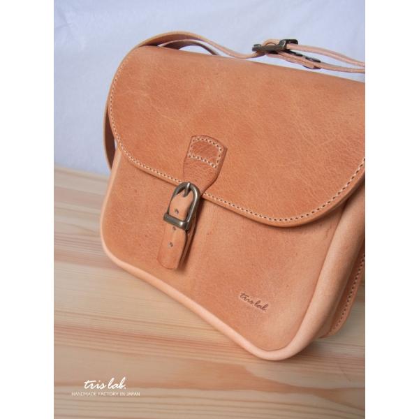 ショルダーバッグ　ポシェットL 二段染めヌメ